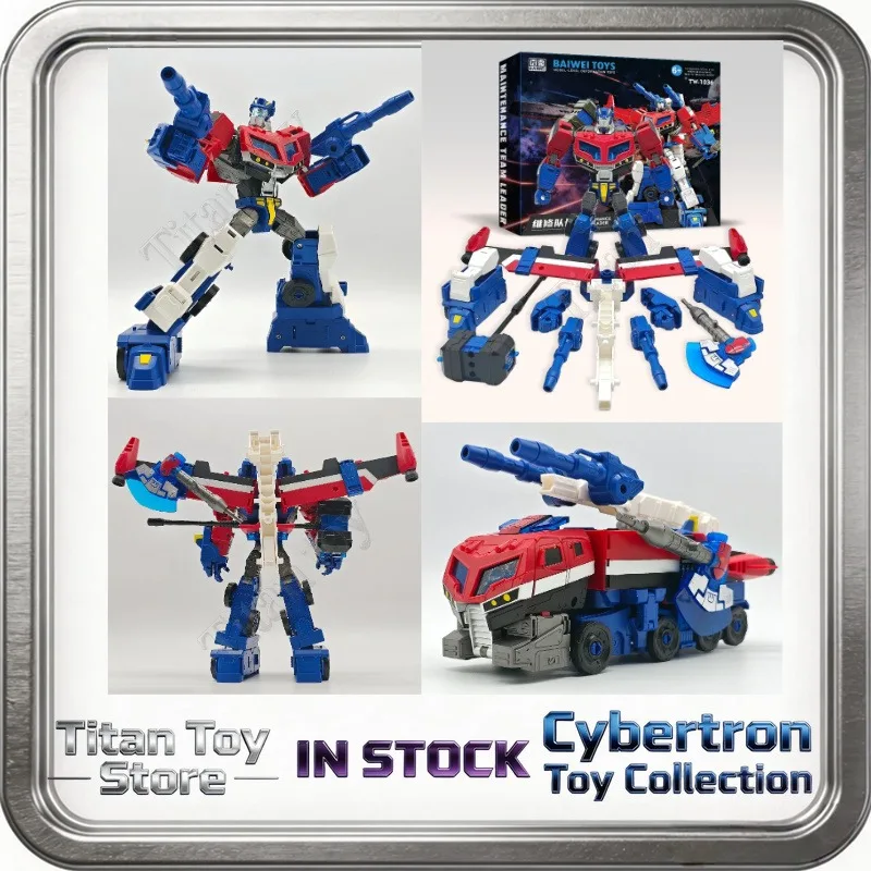 In Stock BAIWEI Transformation TW-1036 TW1036 08 Animated Version OP Prime Action Figure Gift Collection
In Stock BAIWEI Transformation TW-1036 TW1036 08 Animated Version OP Prime Action Figure Gift Collection
