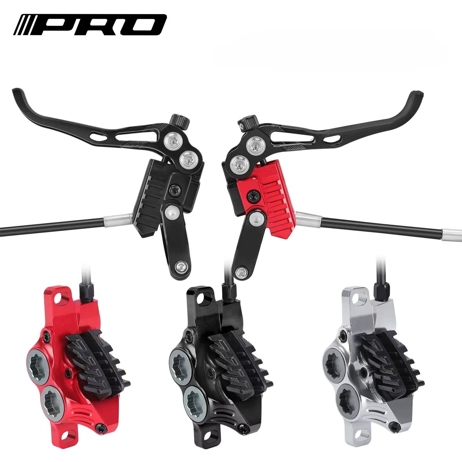 IIIPRO Bike 4 Piston Hydraulic Disc Brake MTB Ultra-Light Cnc Fully Internal Routing Split Mountain Bike Oil Brake 800mm/1550mm
IIIPRO Bike 4 Piston Hydraulic Disc Brake MTB Ultra-Light Cnc Fully Internal Routing Split Mountain Bike Oil Brake 800mm/1550mm