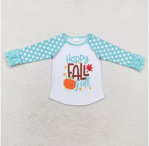 Baby Girls Clothes Tops happy Pumpkin Bow Long Sleeve Tee Shirts Tops Fall Boutique Toddler Girls T-shirts Wholesale New
Baby Girls Clothes Tops happy Pumpkin Bow Long Sleeve Tee Shirts Tops Fall Boutique Toddler Girls T-shirts Wholesale New