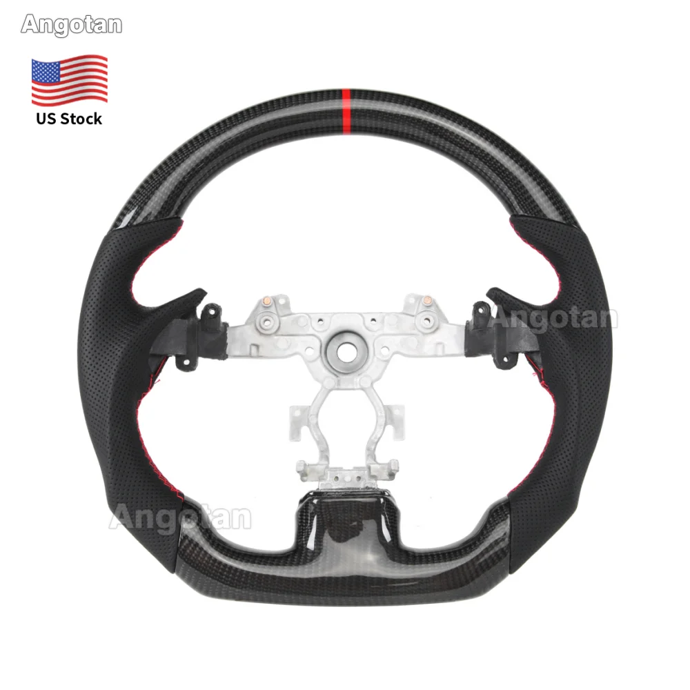 Real Carbon Fiber Steering Wheel for Infiniti G37 G37X 2007-2013 Perforated Leather with Red
Real Carbon Fiber Steering Wheel for Infiniti G37 G37X 2007-2013 Perforated Leather with Red