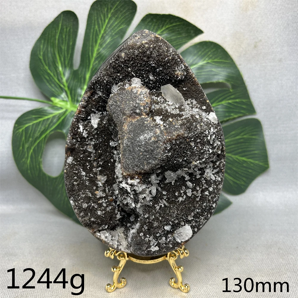 Natural Gemstone Septarium Calcitrate Egg Geode Crystal Turtle Stone Hand Polished Beautiful Lines Home Room Decoration Gift
Natural Gemstone Septarium Calcitrate Egg Geode Crystal Turtle Stone Hand Polished Beautiful Lines Home Room Decoration Gift