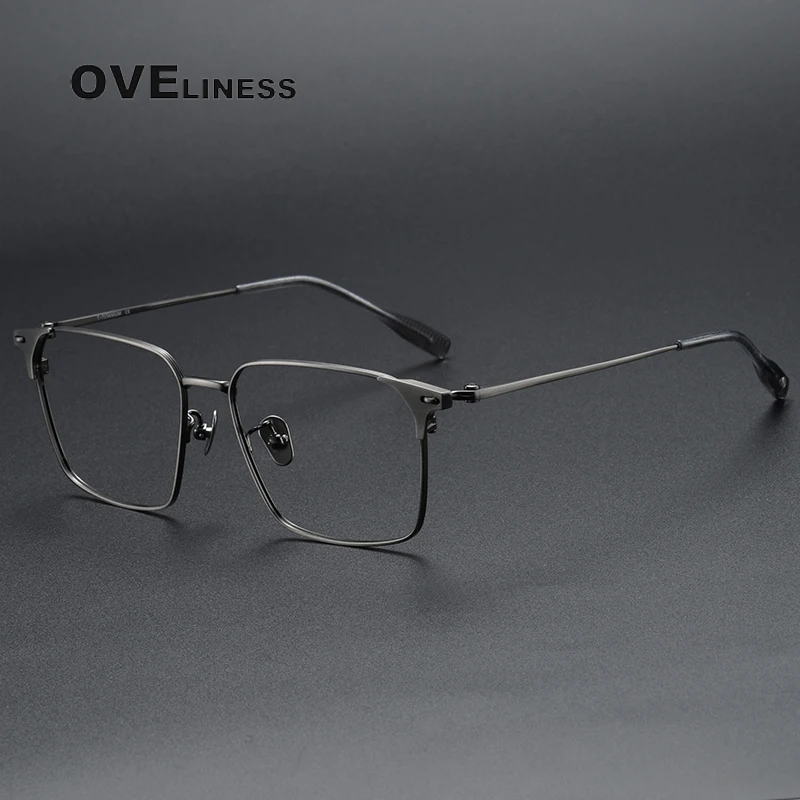Vintage Pure Titanium Eyeglasses Frame Men Square Ultra Light Prescription Myopia Glasses Frame Male 2024 Luxury Brand Eyewear
Vintage Pure Titanium Eyeglasses Frame Men Square Ultra Light Prescription Myopia Glasses Frame Male 2024 Luxury Brand Eyewear