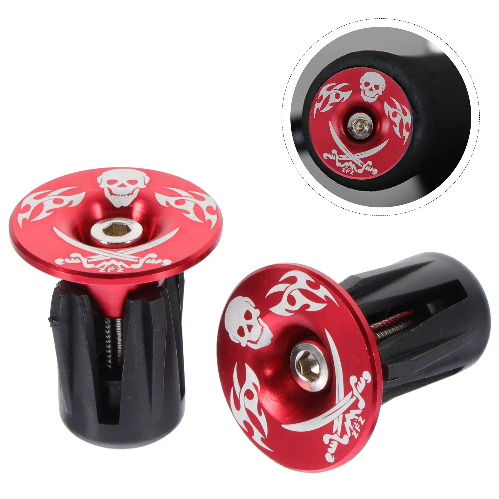 Cable Lock Bicycle Handlebar Plug Bike Accessories Combination Red Cycling End Caps
Cable Lock Bicycle Handlebar Plug Bike Accessories Combination Red Cycling End Caps