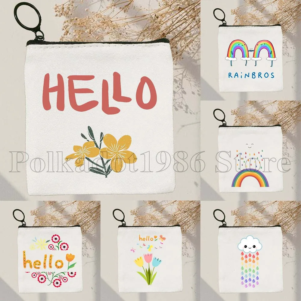 Cute Rain Cloud Rainbow Colourful Garden Butterflies Flowers Gift Canvas Coin Purse Bag Square Key Storage Card Bag Wallet Pouch
Cute Rain Cloud Rainbow Colourful Garden Butterflies Flowers Gift Canvas Coin Purse Bag Square Key Storage Card Bag Wallet Pouch