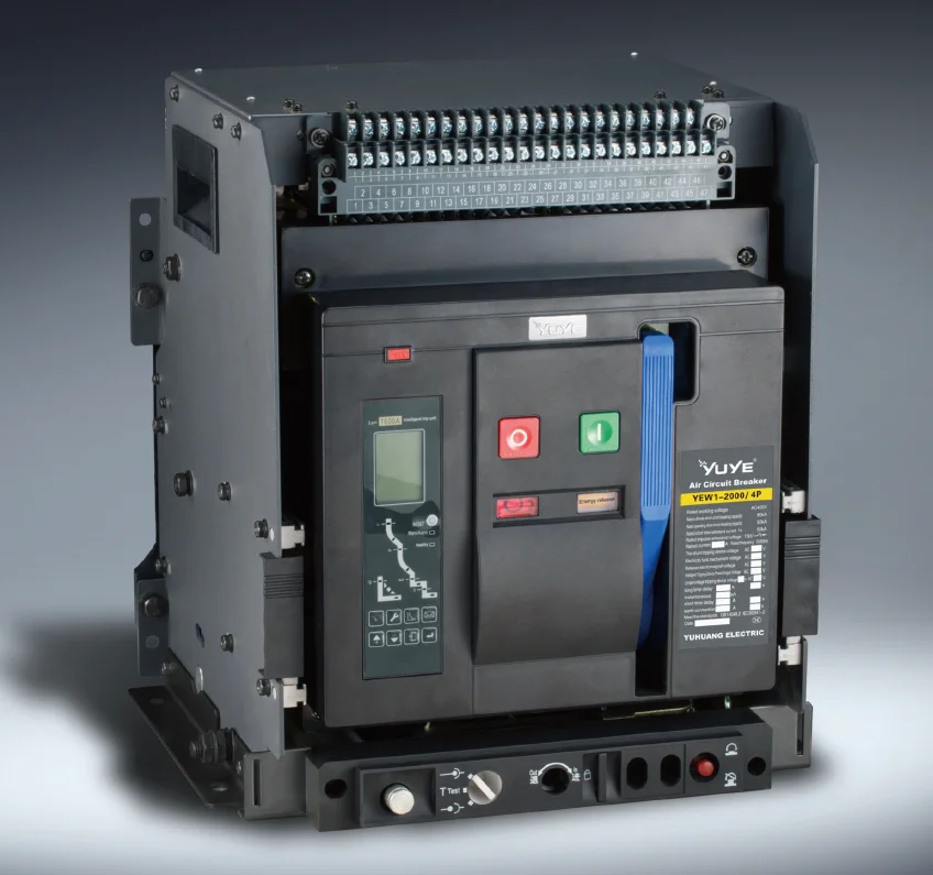 123 YUYE Brand High Quality 4000 5000 6300 Amp Intelligent New Stationary Type Current Switch Reliable Air Circuit Breaker ACB 
123 YUYE Brand High Quality 4000 5000 6300 Amp Intelligent New Stationary Type Current Switch Reliable Air Circuit Breaker ACB