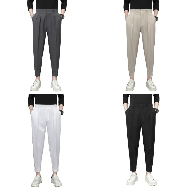 Men's Casual Harem Pants Spring New Style Loose Fit Magic Tape Versatile Trendy Brand Loose Leggings Small West Pants
Men's Casual Harem Pants Spring New Style Loose Fit Magic Tape Versatile Trendy Brand Loose Leggings Small West Pants