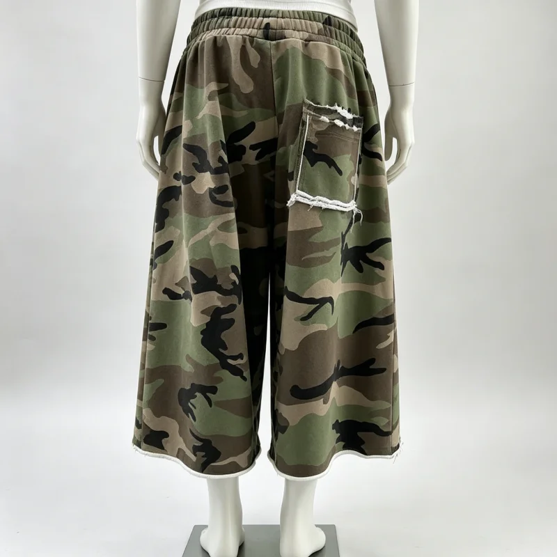 High Street Streetwear Camo Shorts Rough Edge Tassel Camouflage Pattern Sweatshorts New Summer Y2K American Unisex Baggy Shorts
High Street Streetwear Camo Shorts Rough Edge Tassel Camouflage Pattern Sweatshorts New Summer Y2K American Unisex Baggy Shorts