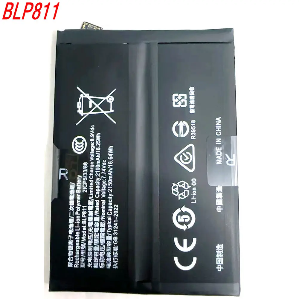 7.74V 16.25Wh New BLP811 High Capacity Battery for OPPO Reno4 SE PEAT00 PEAM00 Reno5 5G Pegm00 Find X3 Lite CPH2145 Mobile Phone
7.74V 16.25Wh New BLP811 High Capacity Battery for OPPO Reno4 SE PEAT00 PEAM00 Reno5 5G Pegm00 Find X3 Lite CPH2145 Mobile Phone
