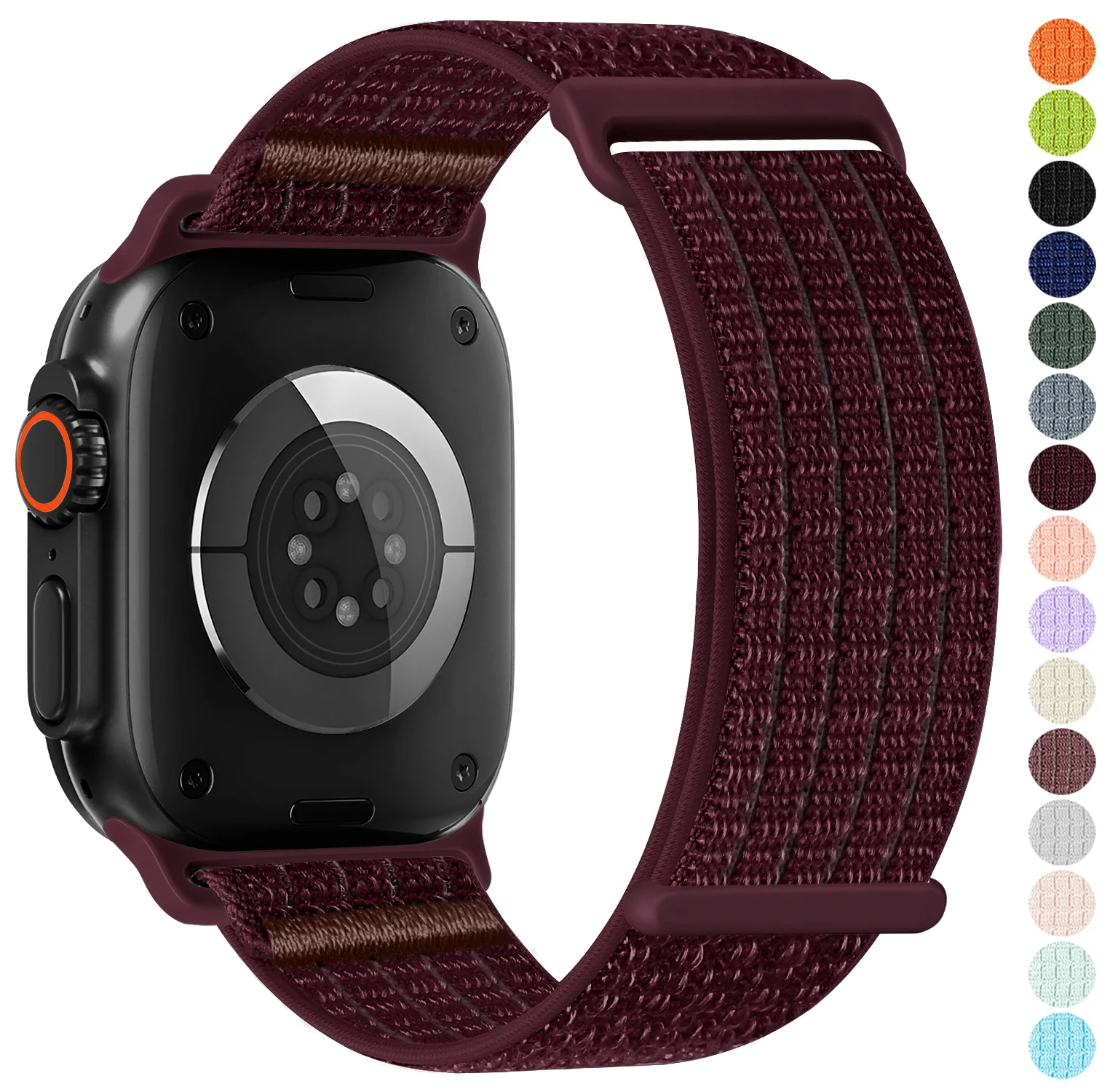 Nylon Loop Strap For Apple Watch Band Ultra 3 2 49mm Bracelet Wristband iWatch Series 11 10 9 8 7 6 SE 3 46mm 42mm 45 41 44 40mm
Nylon Loop Strap For Apple Watch Band Ultra 3 2 49mm Bracelet Wristband iWatch Series 11 10 9 8 7 6 SE 3 46mm 42mm 45 41 44 40mm