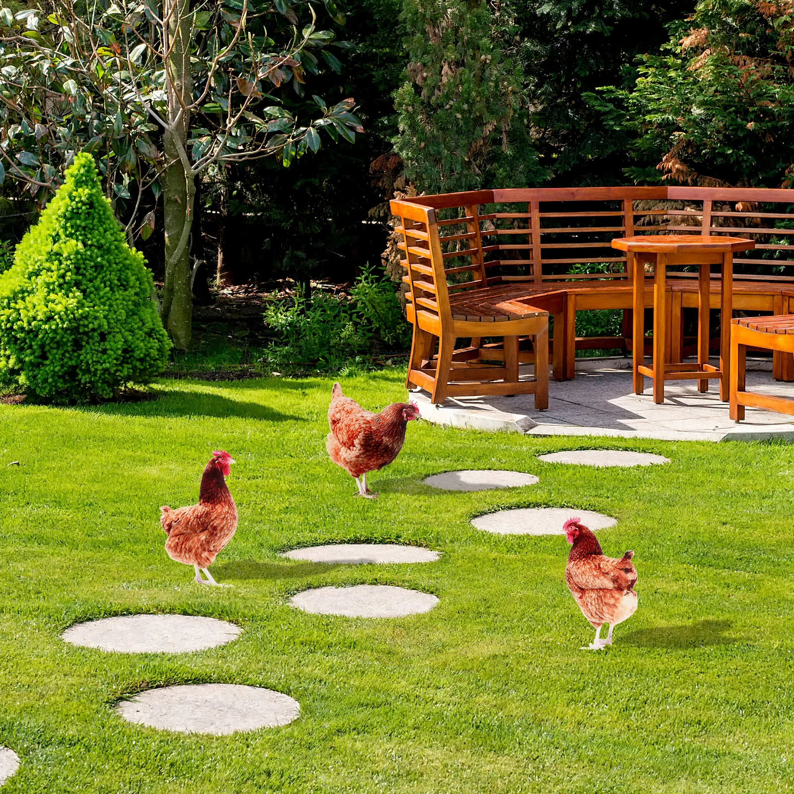 3Pcs Garden Hen Stake Acrylic Lawn Chicken Insert Decorative Outdoor Yard Ornament for Patio Backyard Farmhouse Decoration
3Pcs Garden Hen Stake Acrylic Lawn Chicken Insert Decorative Outdoor Yard Ornament for Patio Backyard Farmhouse Decoration