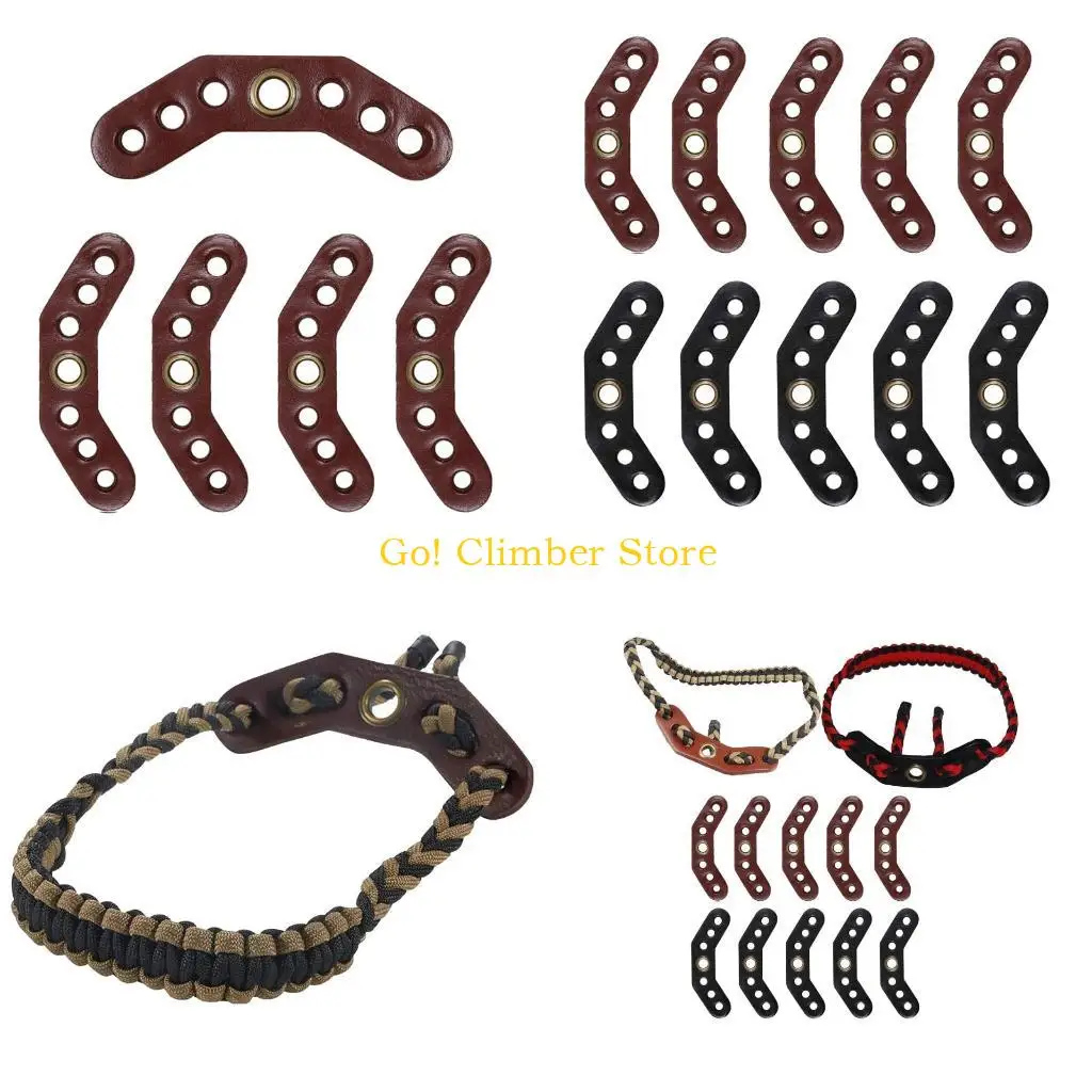 Q84C 5Pcs/pack Leather Bow Yoke with Metal Grommet Bow Sling Strap Leather Yoke Bracket Mount for Compound Bow Wrist Sling
Q84C 5Pcs/pack Leather Bow Yoke with Metal Grommet Bow Sling Strap Leather Yoke Bracket Mount for Compound Bow Wrist Sling
