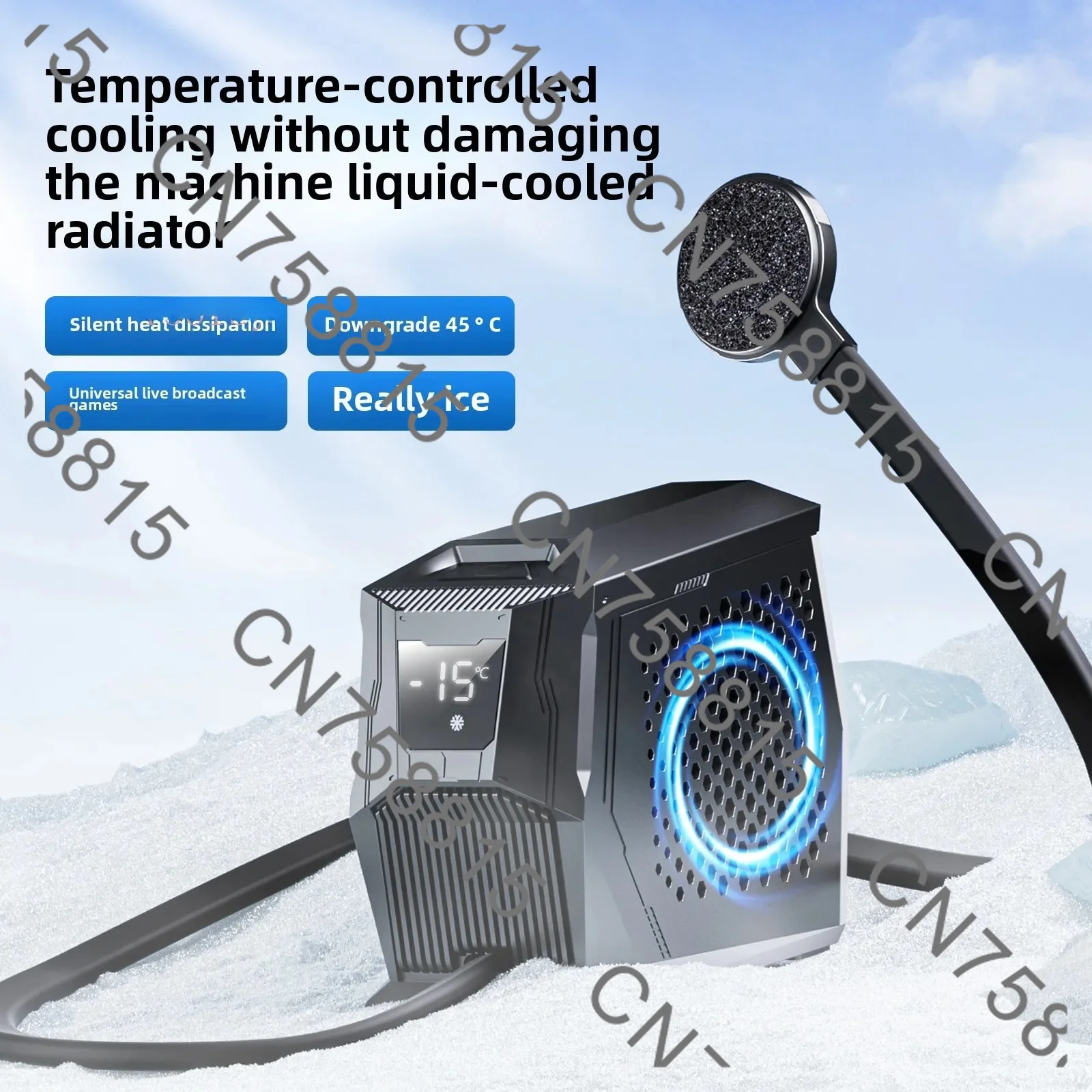 Semiconductor 67W Refrigeration, Magnetic Attraction, Cooler,Mobile Phone Radiator, Water Cooling
Semiconductor 67W Refrigeration, Magnetic Attraction, Cooler,Mobile Phone Radiator, Water Cooling