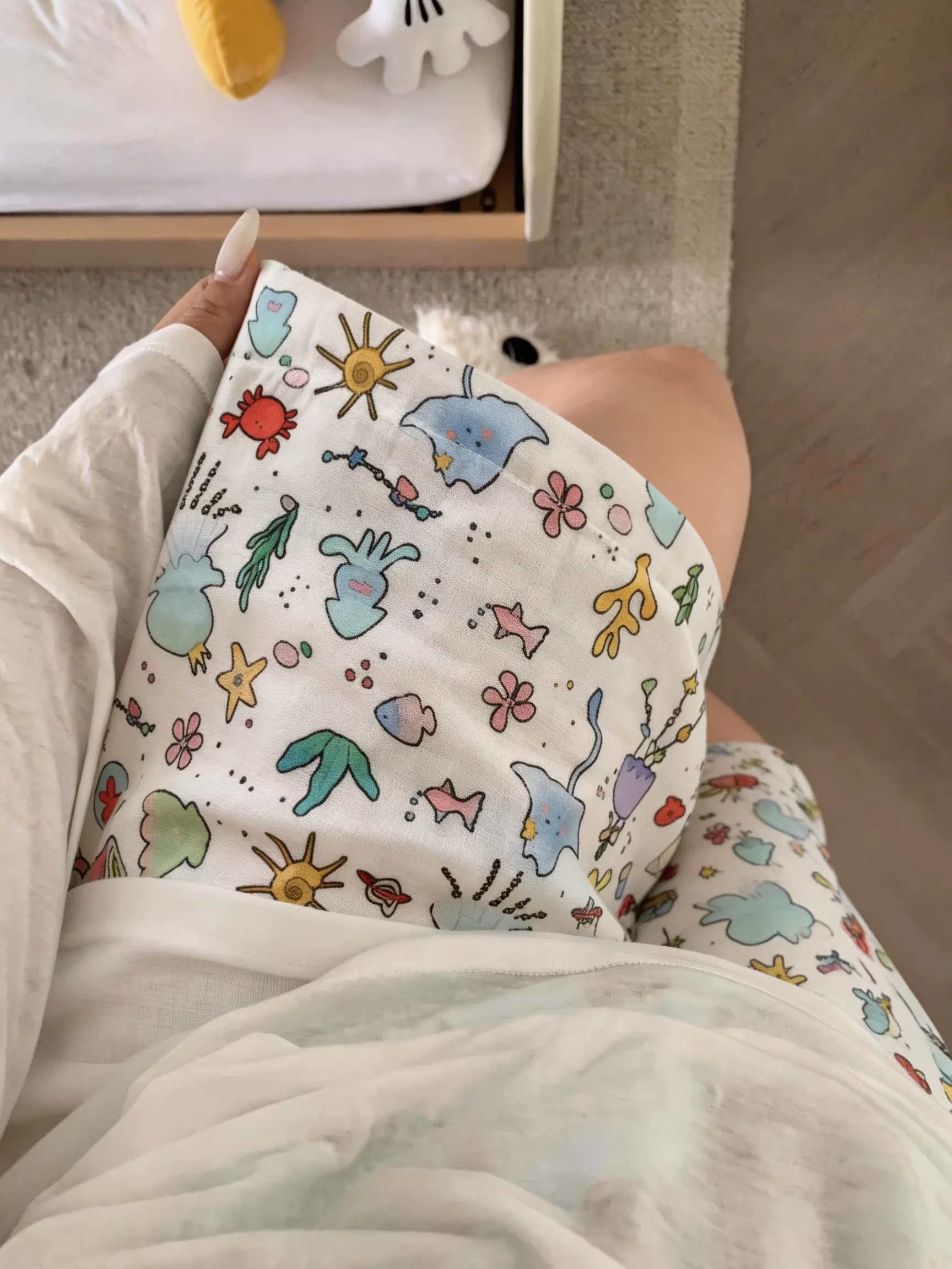 plus Size 300 Pounds Cartoon Print Sleepwear Casual Loose Short Pants Thin Wide Leg Home Leisure Youth Polyester Fiber Shorts
plus Size 300 Pounds Cartoon Print Sleepwear Casual Loose Short Pants Thin Wide Leg Home Leisure Youth Polyester Fiber Shorts