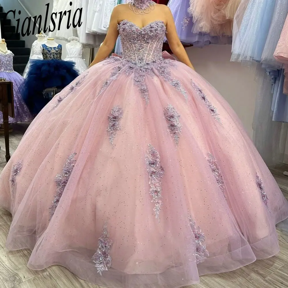 Розовые блестящие хрустальные аппликации, кружевные платья Quinceanera, бальное платье, милое платье без рукавов с бантом, сладкое 15-е годы, мексиканское индивидуальное платье
Розовые блестящие хрустальные аппликации, кружевные платья Quinceanera, бальное платье, милое платье без рукавов с бантом, сладкое 15-е годы, мексиканское индивидуальное платье