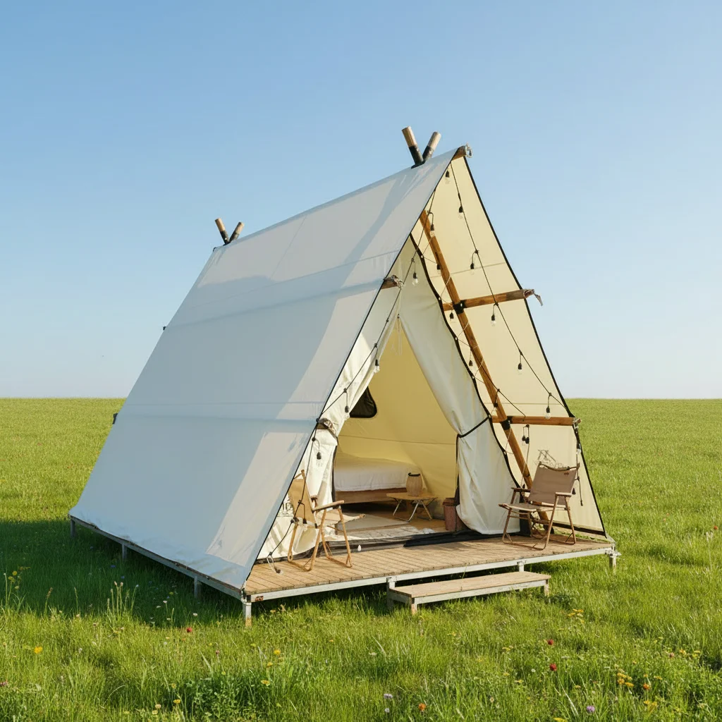 Triangle Lodge Light-Luxury Hotel Tent Homestay 900D Oxford Cloth Four Seasons Use Double Layer Outdoor Dining Tents
Triangle Lodge Light-Luxury Hotel Tent Homestay 900D Oxford Cloth Four Seasons Use Double Layer Outdoor Dining Tents