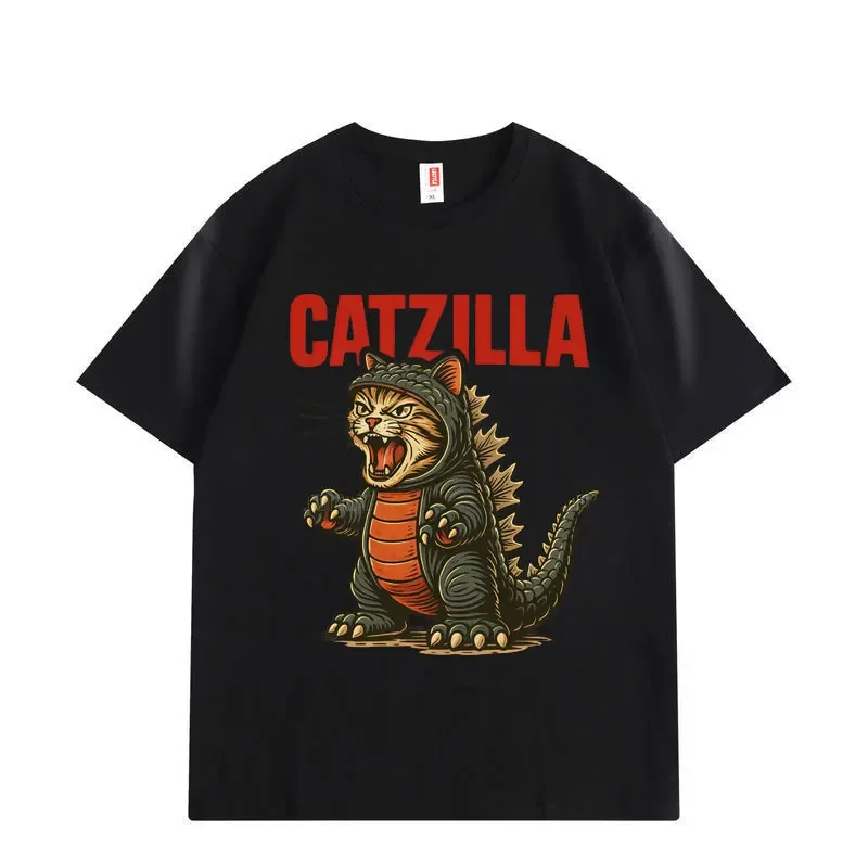 Men's Minimalist Feline Monster Fusion Artistic Illustration Black White Contrast Humorous Short Sleeve Tee
Men's Minimalist Feline Monster Fusion Artistic Illustration Black White Contrast Humorous Short Sleeve Tee