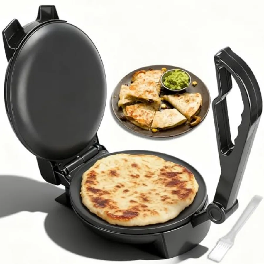 Compact Roti Maker 8'' Electric Tortilla Maker Machine Crepe Maker Electric Tortilla Press
Compact Roti Maker 8'' Electric Tortilla Maker Machine Crepe Maker Electric Tortilla Press