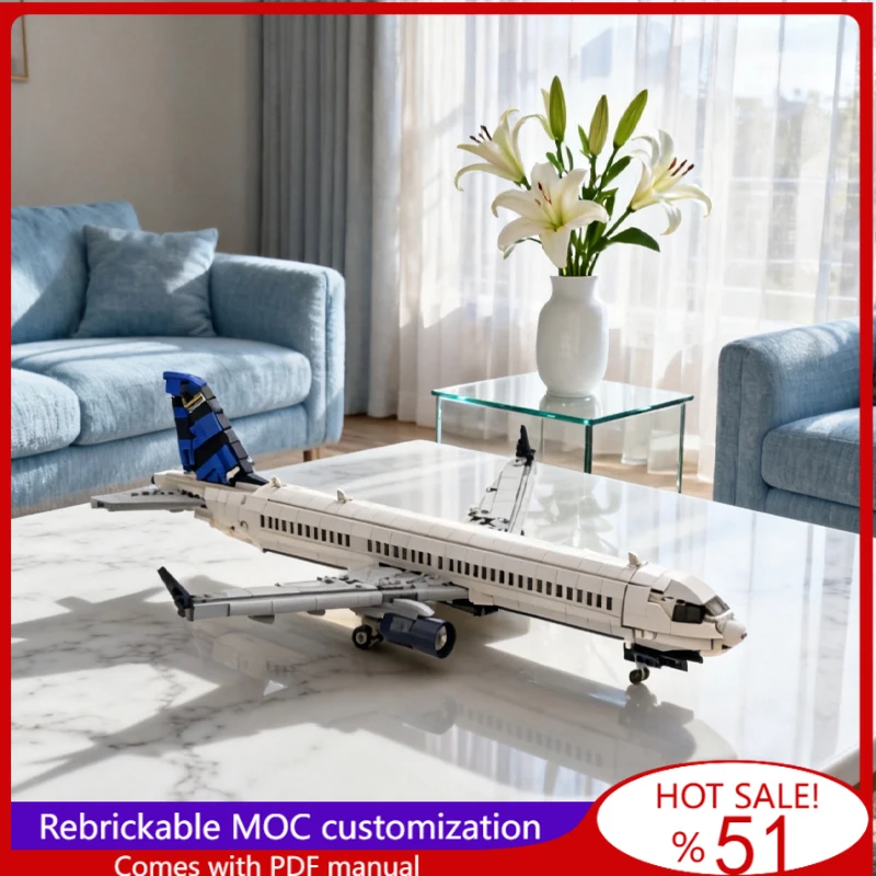 1271 PCS MOC Transportation Series Air Transport Airliner Model DIY Creative Assembly of Building Block For Kid Puzzle Xma Gift
1271 PCS MOC Transportation Series Air Transport Airliner Model DIY Creative Assembly of Building Block For Kid Puzzle Xma Gift