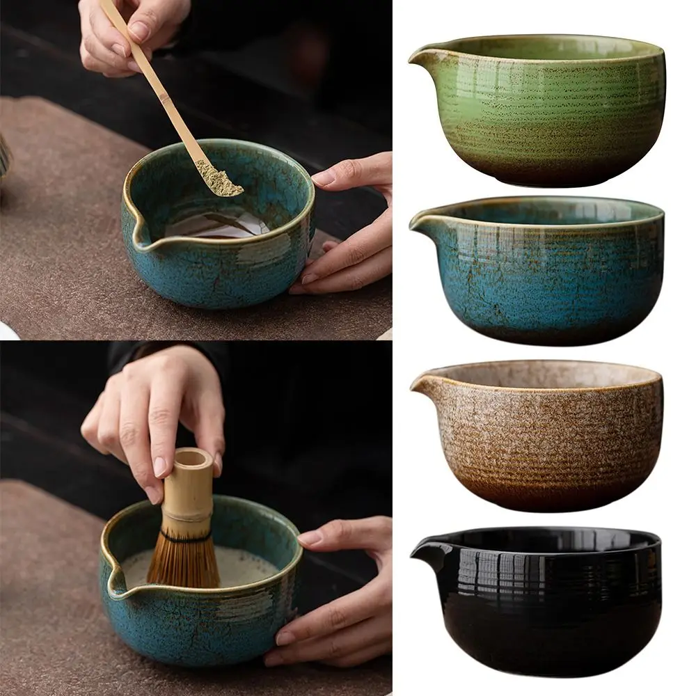 Ceramic Matcha Bowl Kiln Discoloration Smooth Tea Brush Stand High Temperature Resistant Large Capacity Green Tea Maker Cup
Ceramic Matcha Bowl Kiln Discoloration Smooth Tea Brush Stand High Temperature Resistant Large Capacity Green Tea Maker Cup