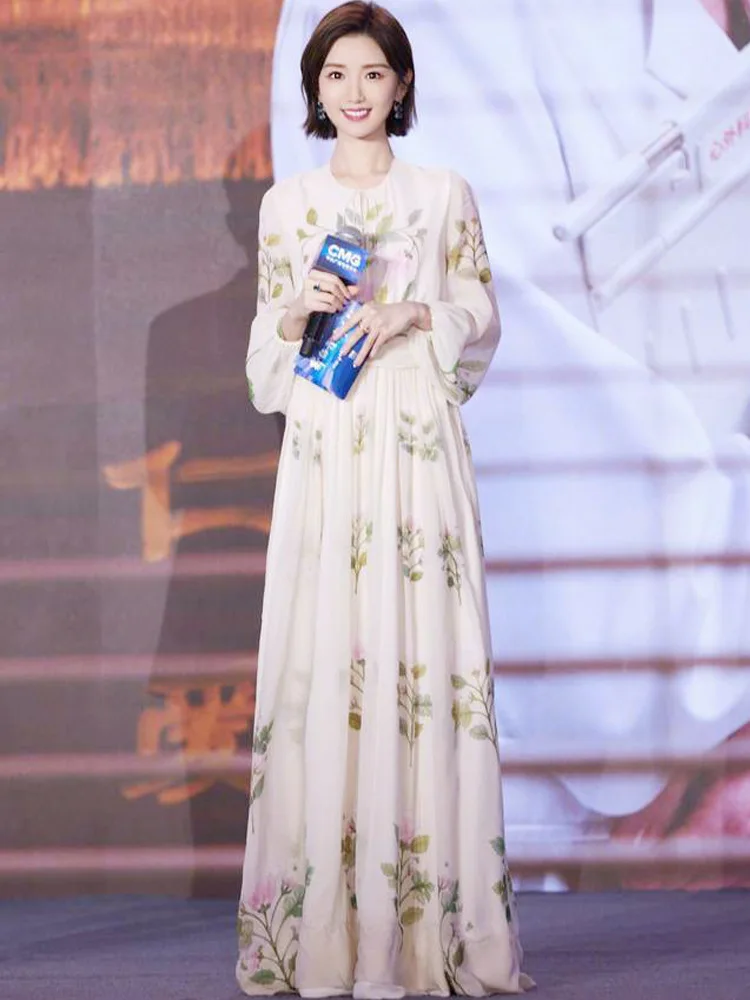 European Station2025Spring Fashion Style High-End Chiffon Women's Long Dress New Printed Dress Trend
European Station2025Spring Fashion Style High-End Chiffon Women's Long Dress New Printed Dress Trend