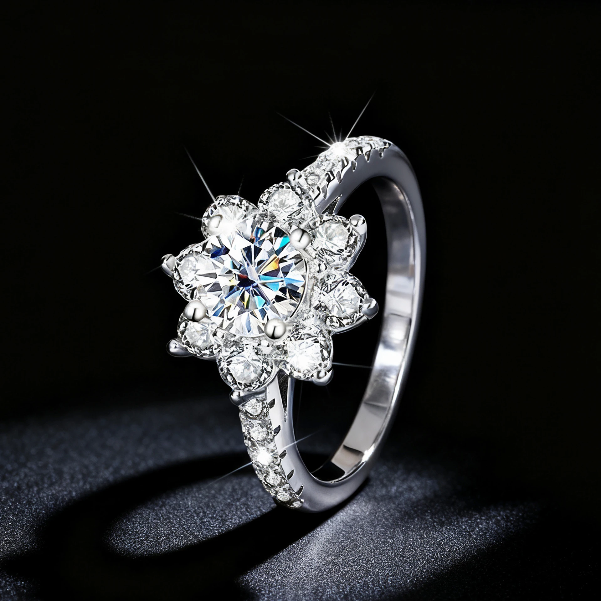 1-2CT l Moissanite SunFlower Ring Women Fancy Wedding Moissanite Diamond Rings Sterling Silver Fine Jewelry for Women
1-2CT l Moissanite SunFlower Ring Women Fancy Wedding Moissanite Diamond Rings Sterling Silver Fine Jewelry for Women