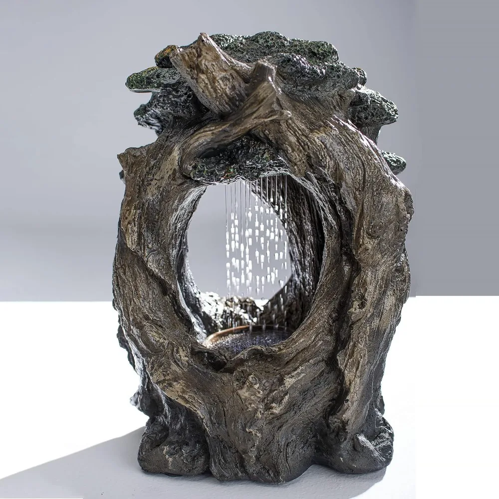 Artsy Tree Tabletop Water Fountain, Home Décor Soothing Sound Machine - Indoor Zen Relaxation for Office, Living Room
Artsy Tree Tabletop Water Fountain, Home Décor Soothing Sound Machine - Indoor Zen Relaxation for Office, Living Room