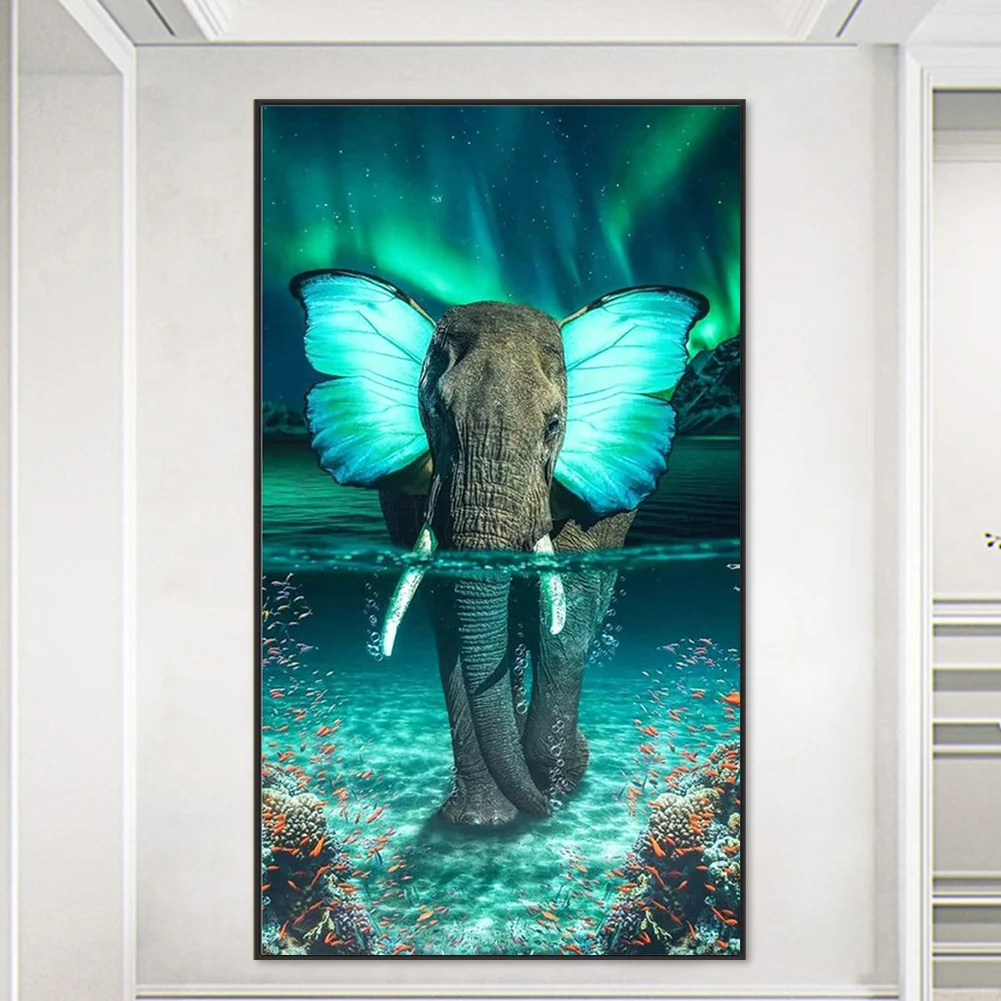 5D DIY Diamond Painting Butterfly Elephant Full Square Drill Mosaic Picture Kit
5D DIY Diamond Painting Butterfly Elephant Full Square Drill Mosaic Picture Kit