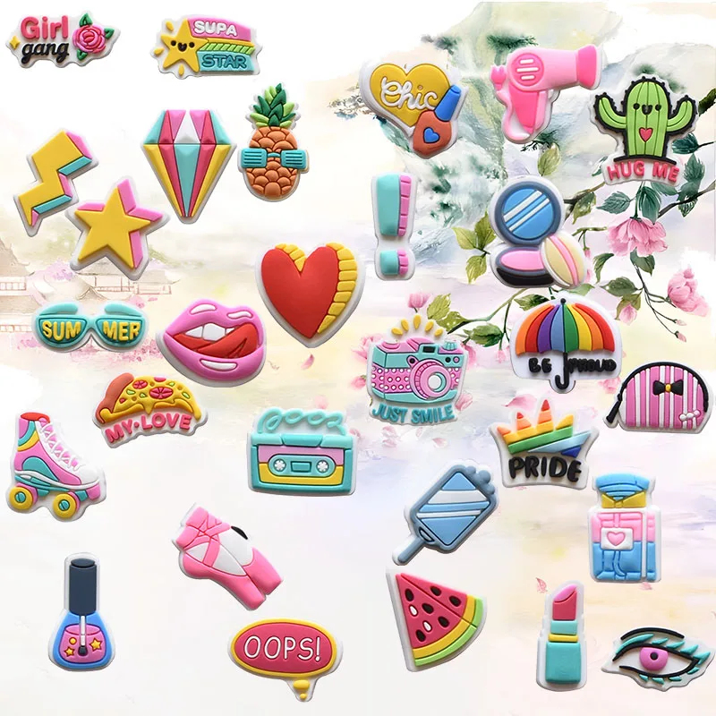 Shoe Charms for Crocs Accessories Eye Symbol Shoes Charm for Croc Decorations Pins Men Accessory Jeans Woman Clogs Clips Badges
Shoe Charms for Crocs Accessories Eye Symbol Shoes Charm for Croc Decorations Pins Men Accessory Jeans Woman Clogs Clips Badges