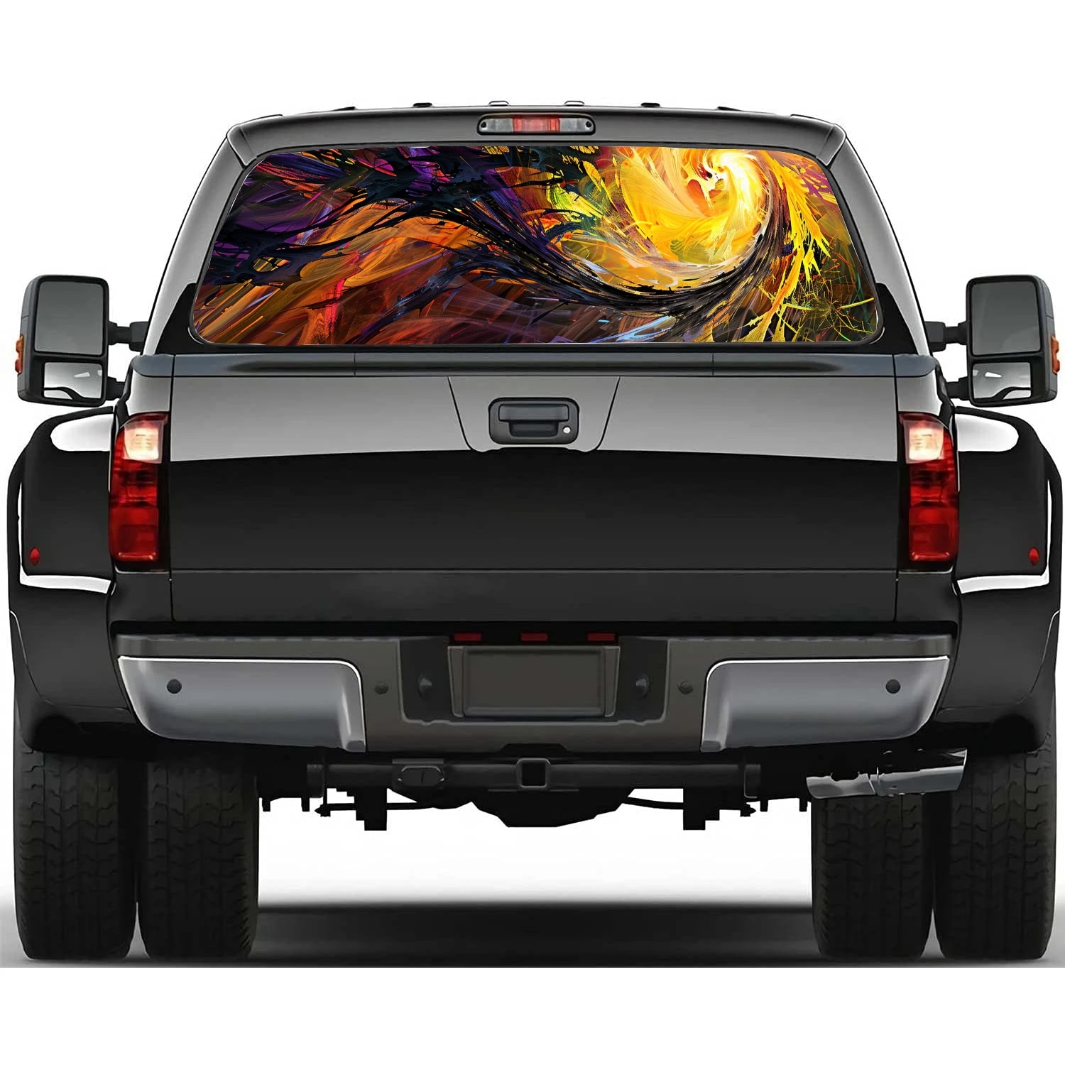 Abstract Digital Design Car Rear Window Decal Fit Pickup,Truck,Car Universal See Through Perforated Back Window Vinyl Sticker
Abstract Digital Design Car Rear Window Decal Fit Pickup,Truck,Car Universal See Through Perforated Back Window Vinyl Sticker