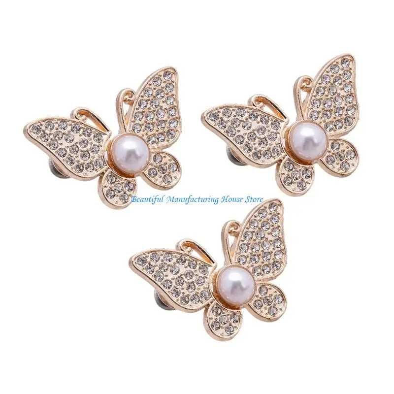 E56A Pearls Decorated Butterfly Waist Tightening Clip 3PCS Nonsewing Waist Tightener Fitness Pin for Loose Pants Jeans
E56A Pearls Decorated Butterfly Waist Tightening Clip 3PCS Nonsewing Waist Tightener Fitness Pin for Loose Pants Jeans