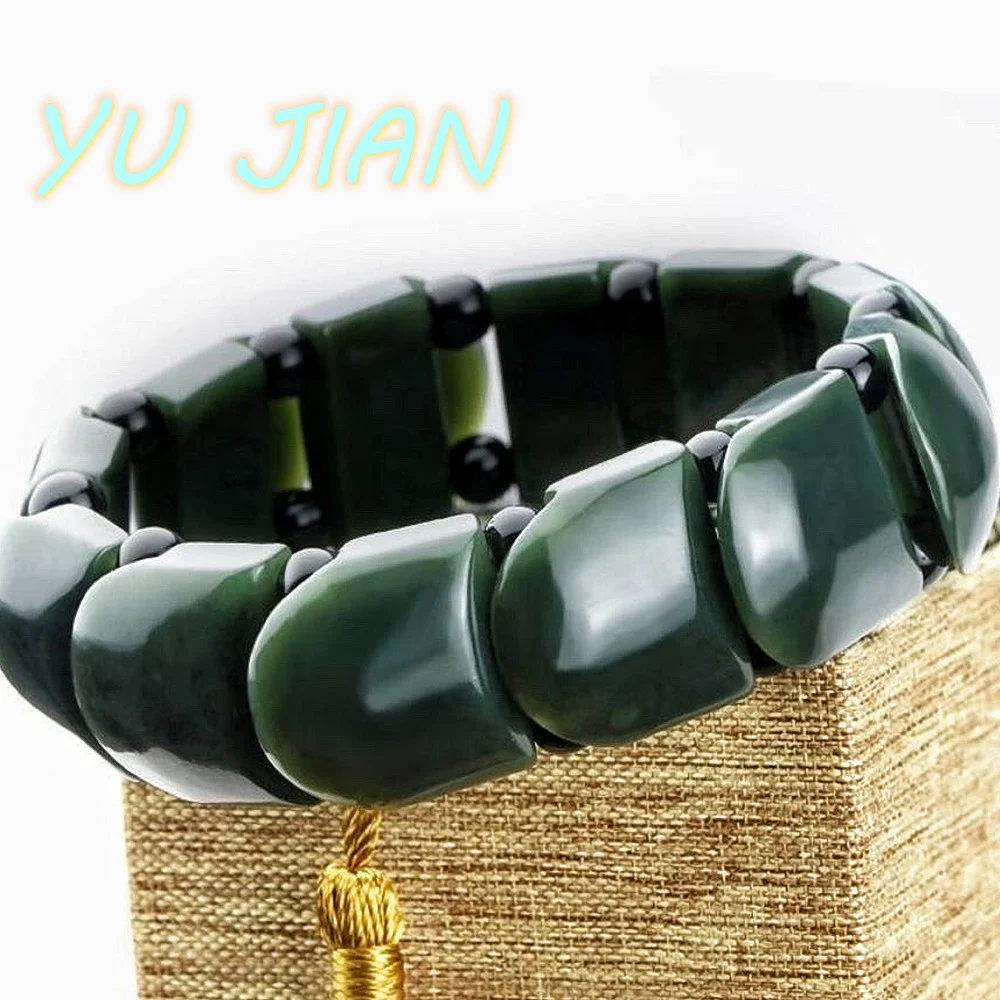 Nail Hand Row Men Emerald Hetian Jade Green-Jade Bracelet Gift Hand-string Authentic Dragon Scale BANGLE Beads Chain Jewelry
Nail Hand Row Men Emerald Hetian Jade Green-Jade Bracelet Gift Hand-string Authentic Dragon Scale BANGLE Beads Chain Jewelry