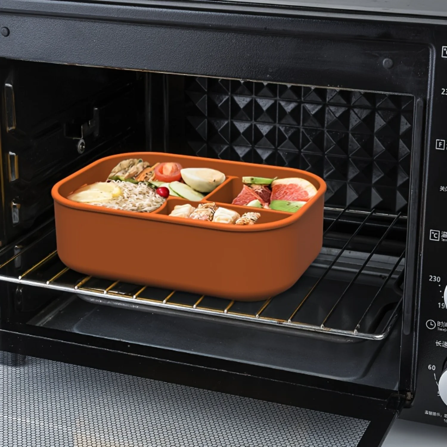 Food Grade Silicone Lunch Box: Microwave Heating Crisper Box - Office, Camping, Picnic Bento Box
Food Grade Silicone Lunch Box: Microwave Heating Crisper Box - Office, Camping, Picnic Bento Box