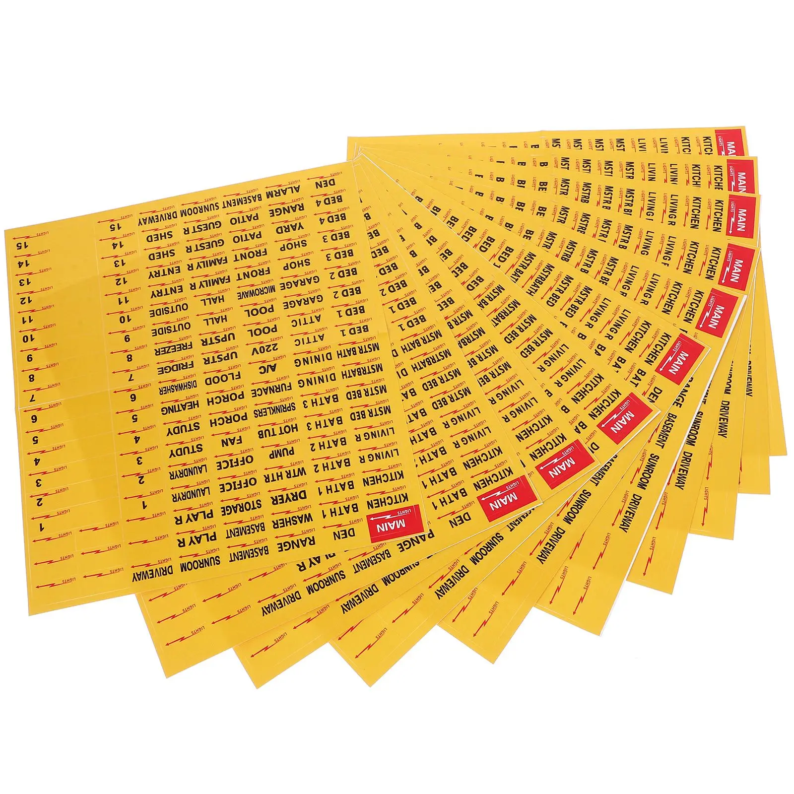 10SheetsCircuitBreakerLabelsColorfulElectricalPanelStickersSelfAdhesiveTagsForHomeUseElectricBoxSupplies
10SheetsCircuitBreakerLabelsColorfulElectricalPanelStickersSelfAdhesiveTagsForHomeUseElectricBoxSupplies