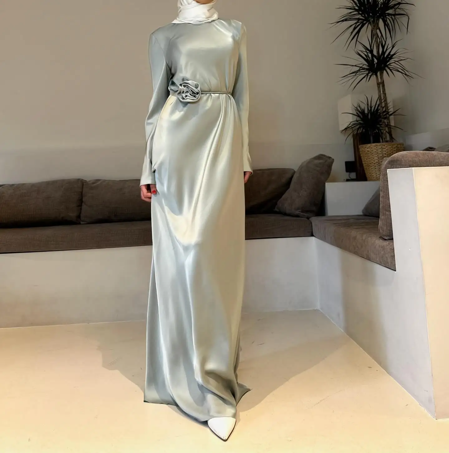 Customized Formal Satin Evening Dresses Temperament Long Sleeves Crew neck Cocktail Dress Custom Size Bespoke Occasion Gowns
Customized Formal Satin Evening Dresses Temperament Long Sleeves Crew neck Cocktail Dress Custom Size Bespoke Occasion Gowns