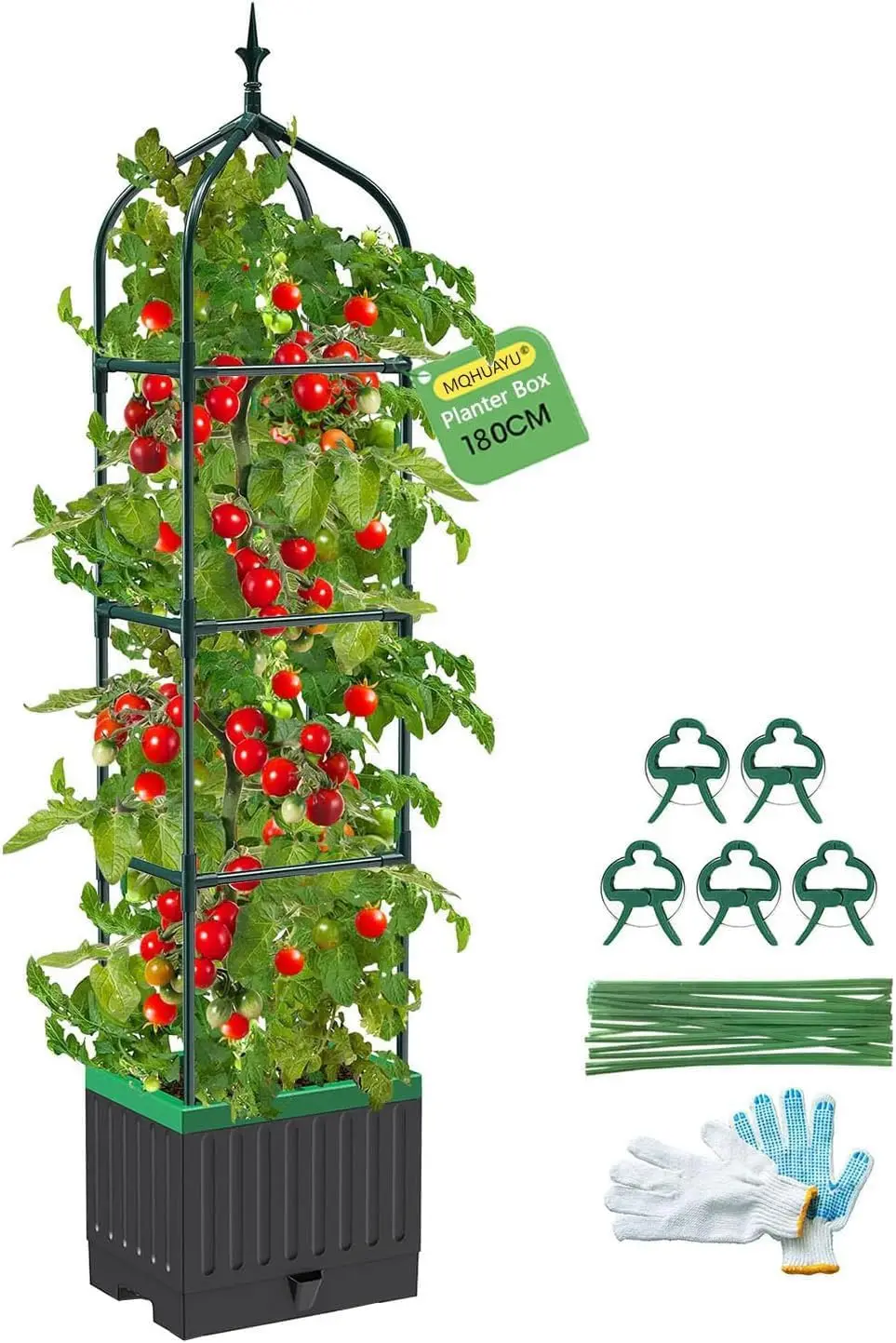 Raised Garden Bed Planter Boxes with Trellis,1pcs 70.9" Self-Watering Tomato Planter Boxes with Trellis for Climbing Veg
Raised Garden Bed Planter Boxes with Trellis,1pcs 70.9" Self-Watering Tomato Planter Boxes with Trellis for Climbing Veg