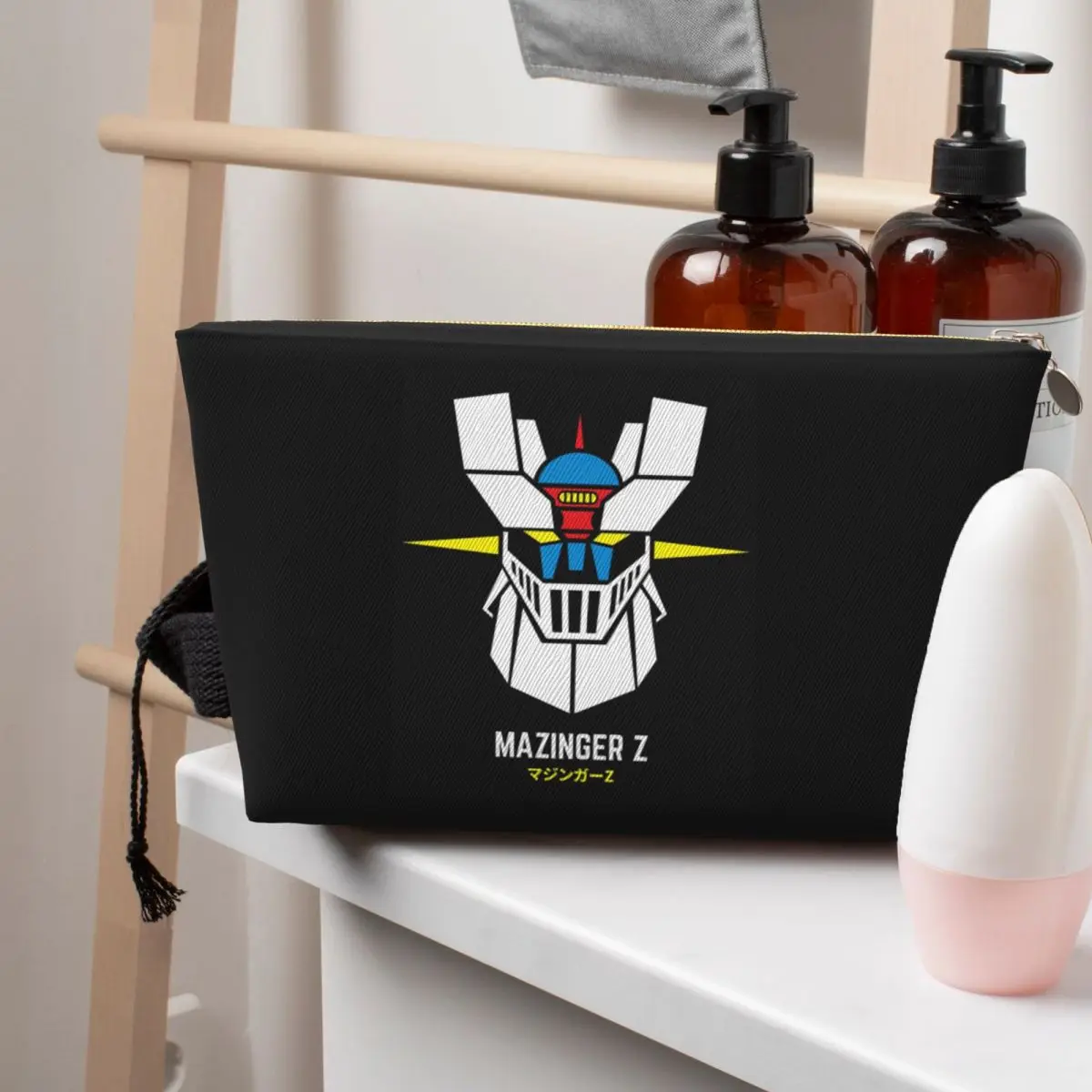 Mazinger Z Goldorak Actarus Grendizer Mask Women Cosmetic Bags Travel Makeup Organizer Pouch Toiletry Storage Dopp Kit Box
Mazinger Z Goldorak Actarus Grendizer Mask Women Cosmetic Bags Travel Makeup Organizer Pouch Toiletry Storage Dopp Kit Box