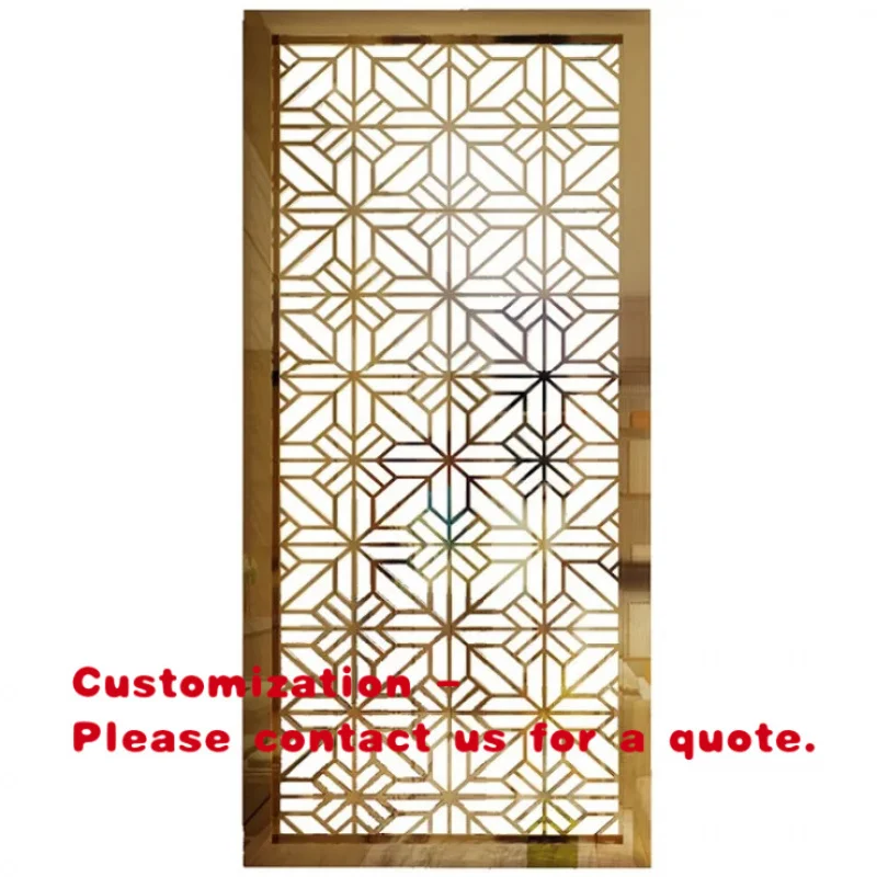 custom.Modern Luxury Stainless Steel Electroplating Gold 8ft Screen Room Divider
custom.Modern Luxury Stainless Steel Electroplating Gold 8ft Screen Room Divider
