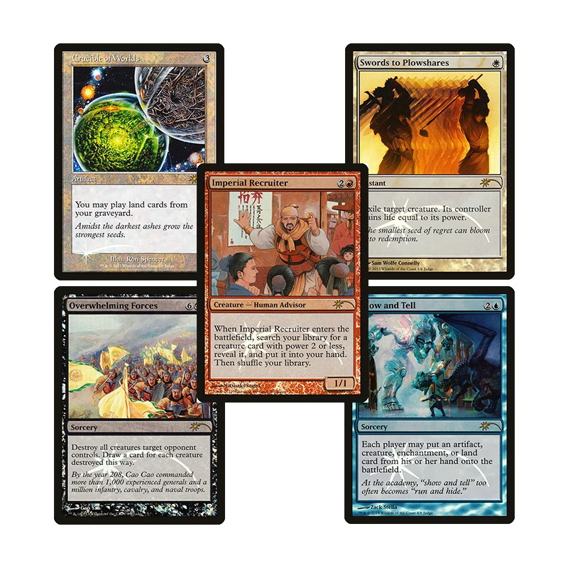 Magical Proxy Trading Card Game Diy Judge Gift Cards 2013 Crucible of Worlds Imperial Recruiter Collection Card Toys Gift
Magical Proxy Trading Card Game Diy Judge Gift Cards 2013 Crucible of Worlds Imperial Recruiter Collection Card Toys Gift