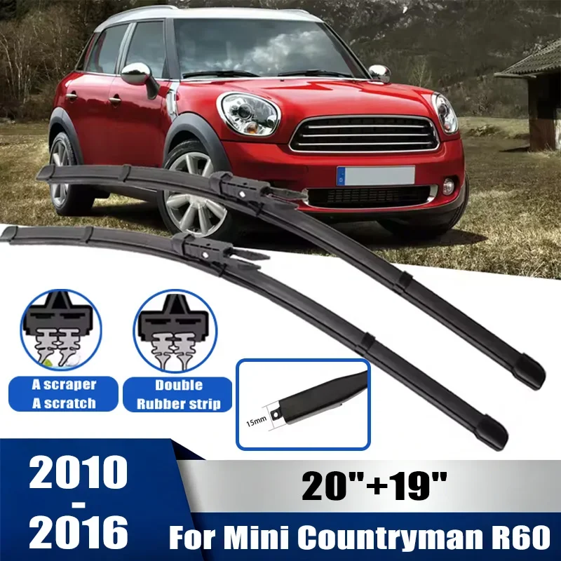 2pcs Wiper Front Wiper Blades Set For Mini Countryman R60 2010-2016 2011 2012 2013 2014 2015Windshield Windscreen Window20"+19"
2pcs Wiper Front Wiper Blades Set For Mini Countryman R60 2010-2016 2011 2012 2013 2014 2015Windshield Windscreen Window20"+19"