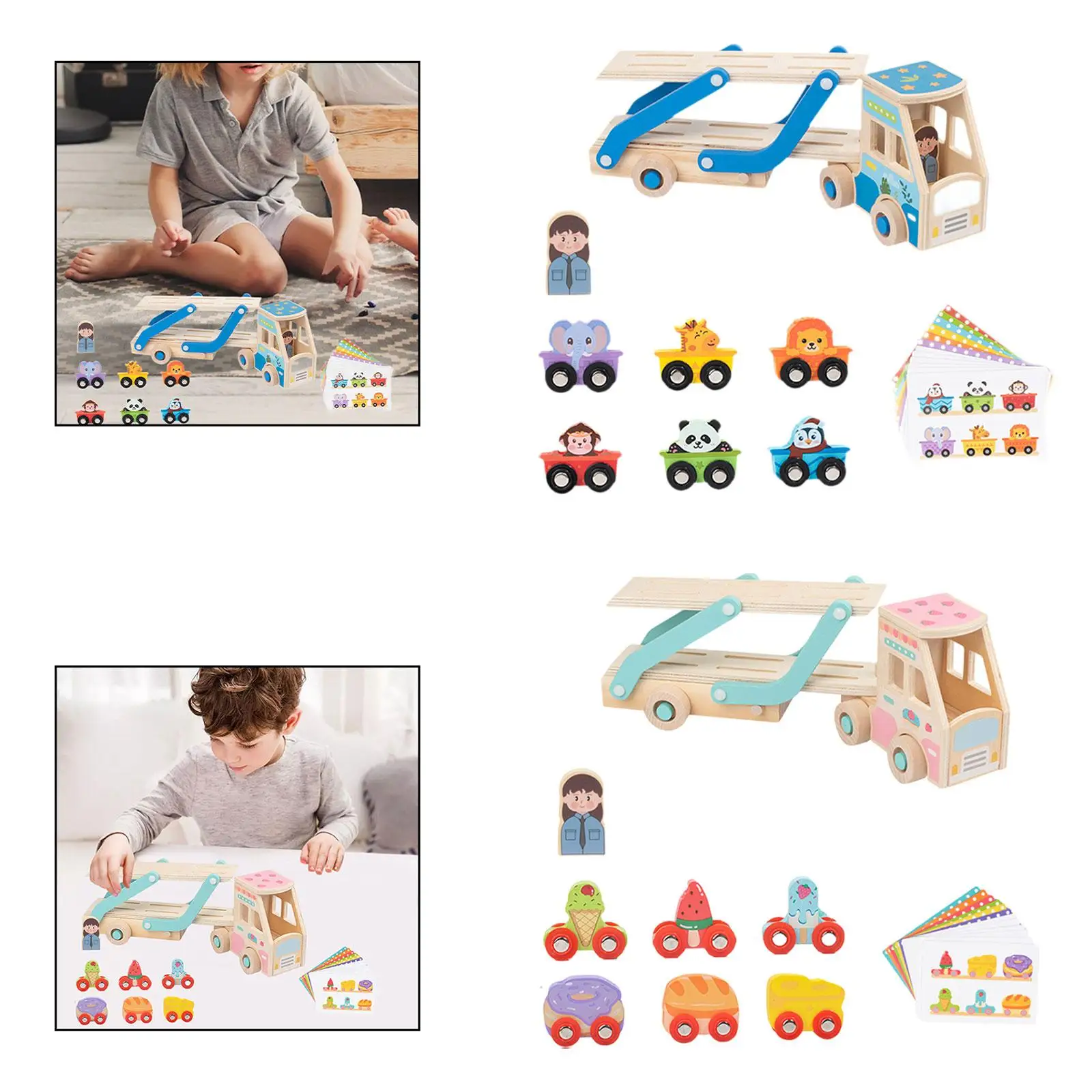 Tow Truck Toy Wooden Matching Truck Realistic Funny Gift Transportation Vehicle Cognition Learning Toy for Tabletop Decor
Tow Truck Toy Wooden Matching Truck Realistic Funny Gift Transportation Vehicle Cognition Learning Toy for Tabletop Decor