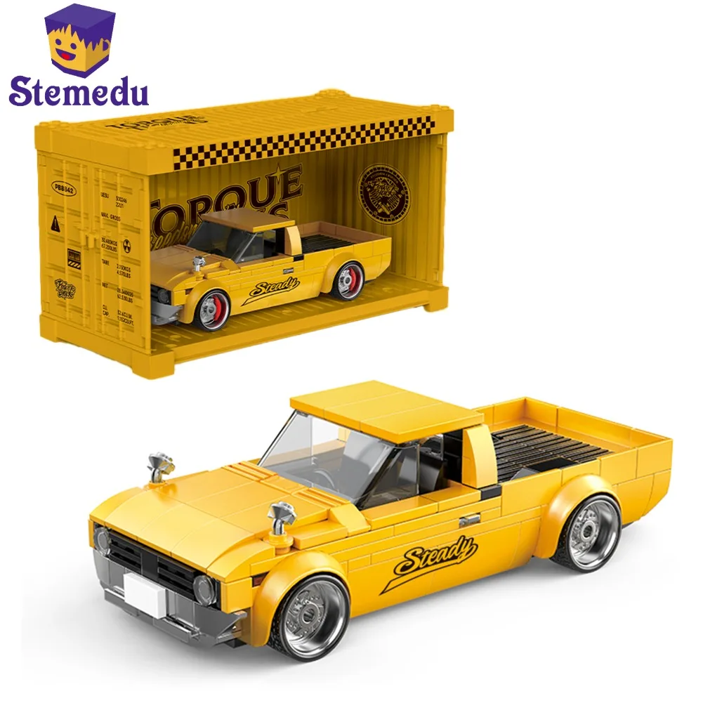 324PCS MOC Retro Pickup Truck Sports Car Building Blocks Bricks Speed Toy Champion Racer with Container Display Box Gift for Kid
324PCS MOC Retro Pickup Truck Sports Car Building Blocks Bricks Speed Toy Champion Racer with Container Display Box Gift for Kid