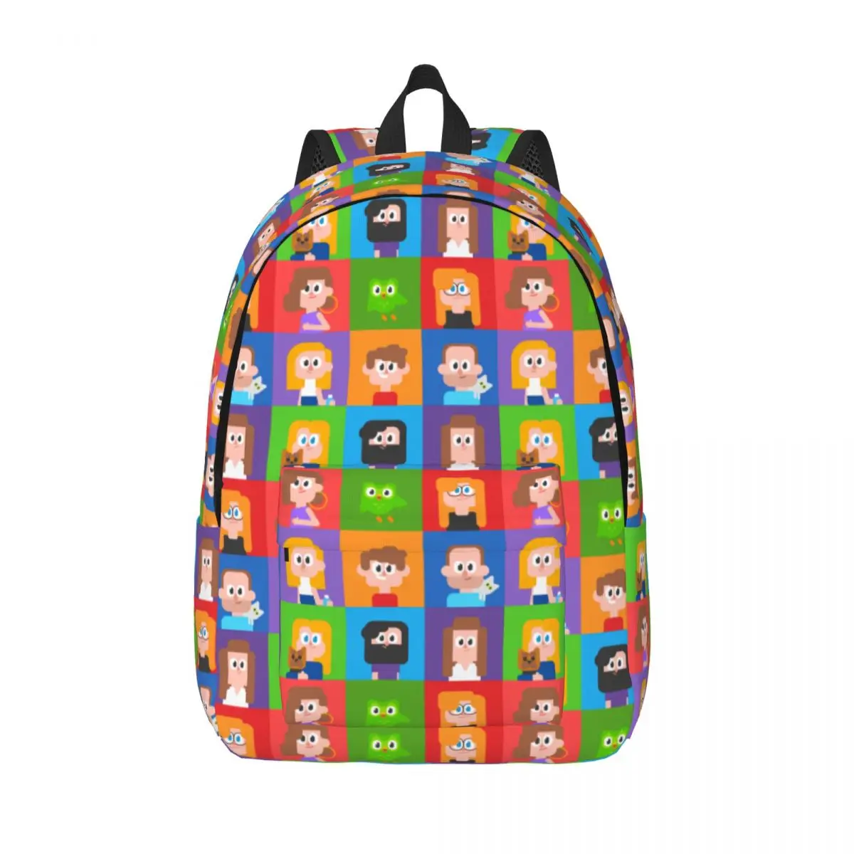 Custom Cute Cartoons D-Duolingos Bird Canvas Backpacks Men Women Basic Bookbag for School College Comic Bags
Custom Cute Cartoons D-Duolingos Bird Canvas Backpacks Men Women Basic Bookbag for School College Comic Bags