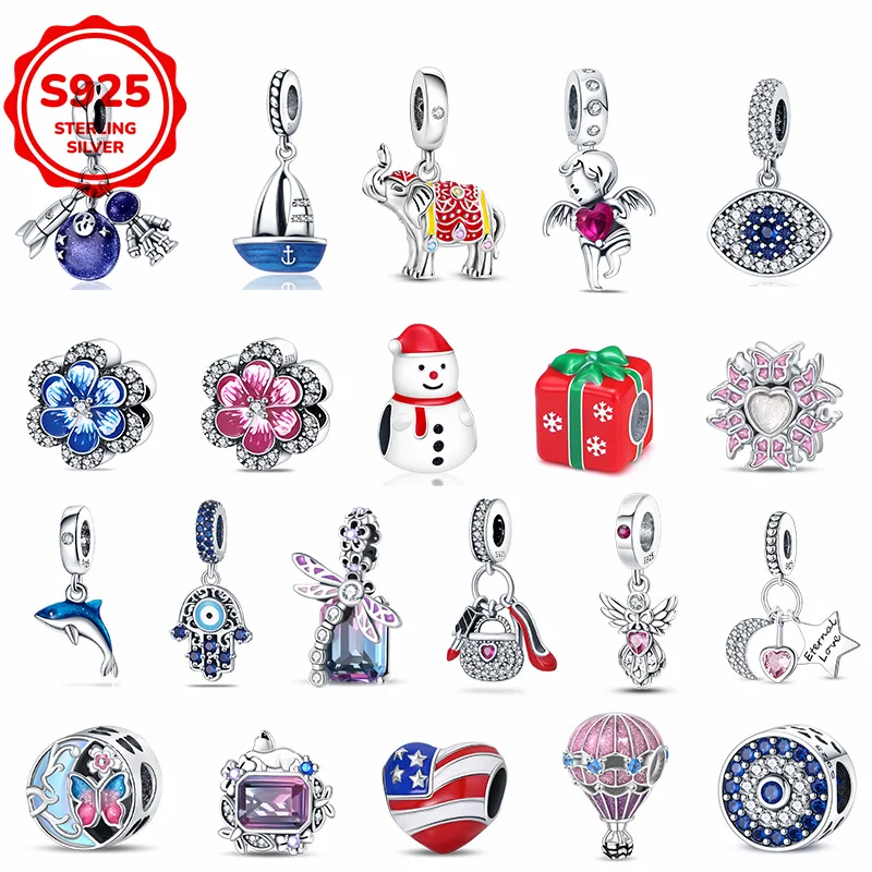 925 Silver Astronaut Snowman And Hot Air Balloon Pendant Beads Suitable For Women Diy Bracelet Can Give Gifts
925 Silver Astronaut Snowman And Hot Air Balloon Pendant Beads Suitable For Women Diy Bracelet Can Give Gifts