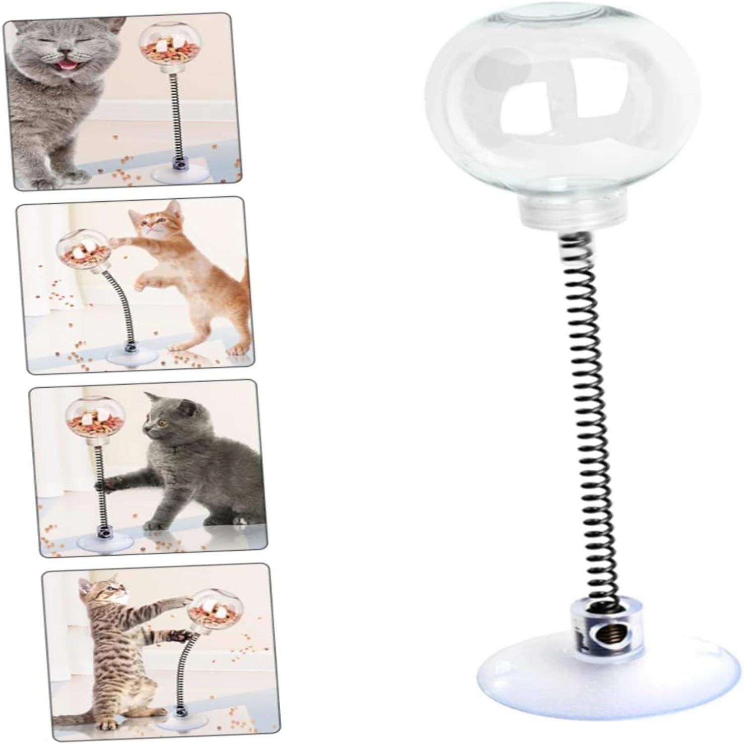 Exciting Leak-Proof Pet Treat Dispenser Cat Ball Toy - Engaging Interactive Spring Toy for Curious Feline Friends - Educational
Exciting Leak-Proof Pet Treat Dispenser Cat Ball Toy - Engaging Interactive Spring Toy for Curious Feline Friends - Educational