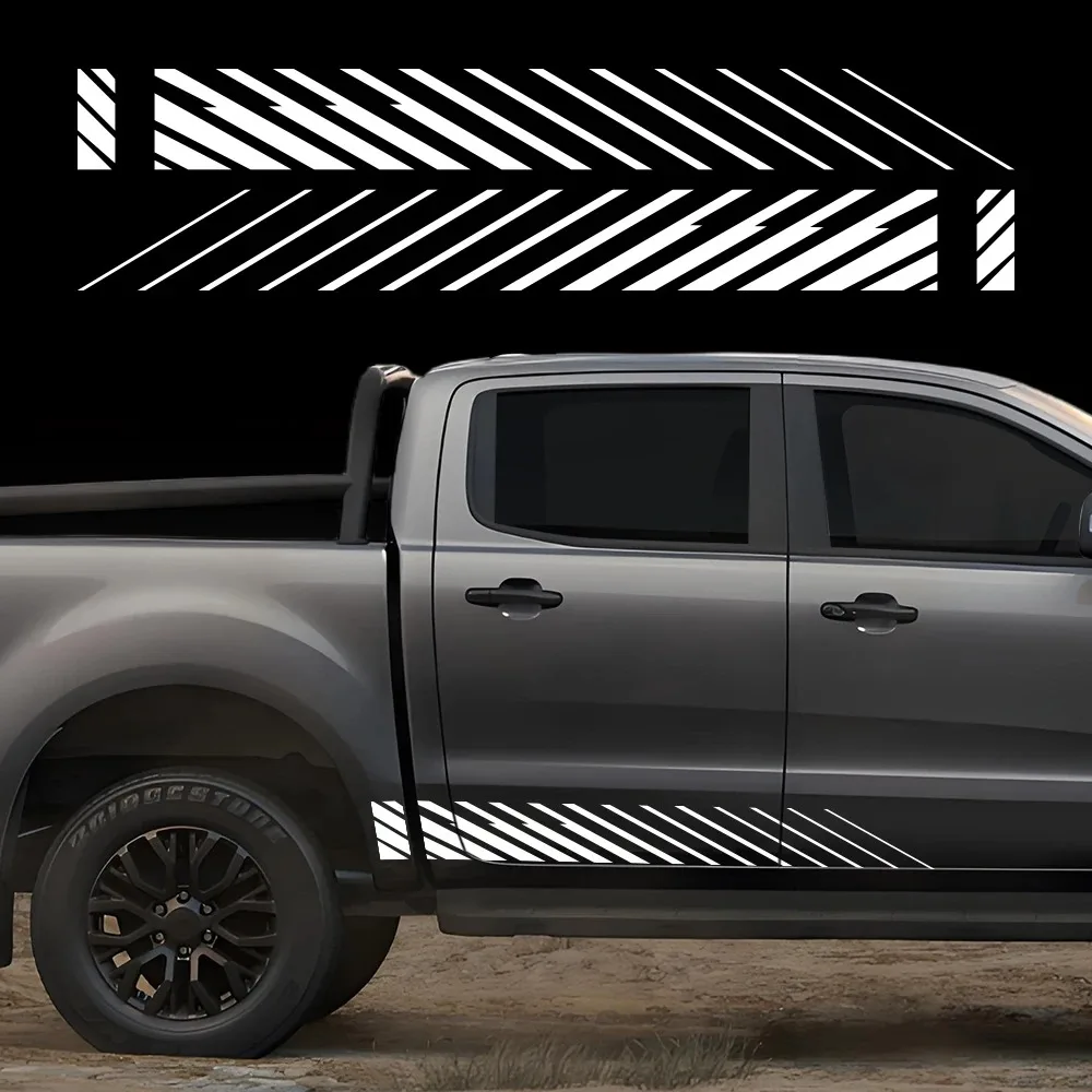 2PCS Car Body Side Stripes Sticker Vinyl Decal Decoration Sticker For Ford Ranger 2025 Wildtrak 4X4 Off Road 2024 2026 Raptor
2PCS Car Body Side Stripes Sticker Vinyl Decal Decoration Sticker For Ford Ranger 2025 Wildtrak 4X4 Off Road 2024 2026 Raptor