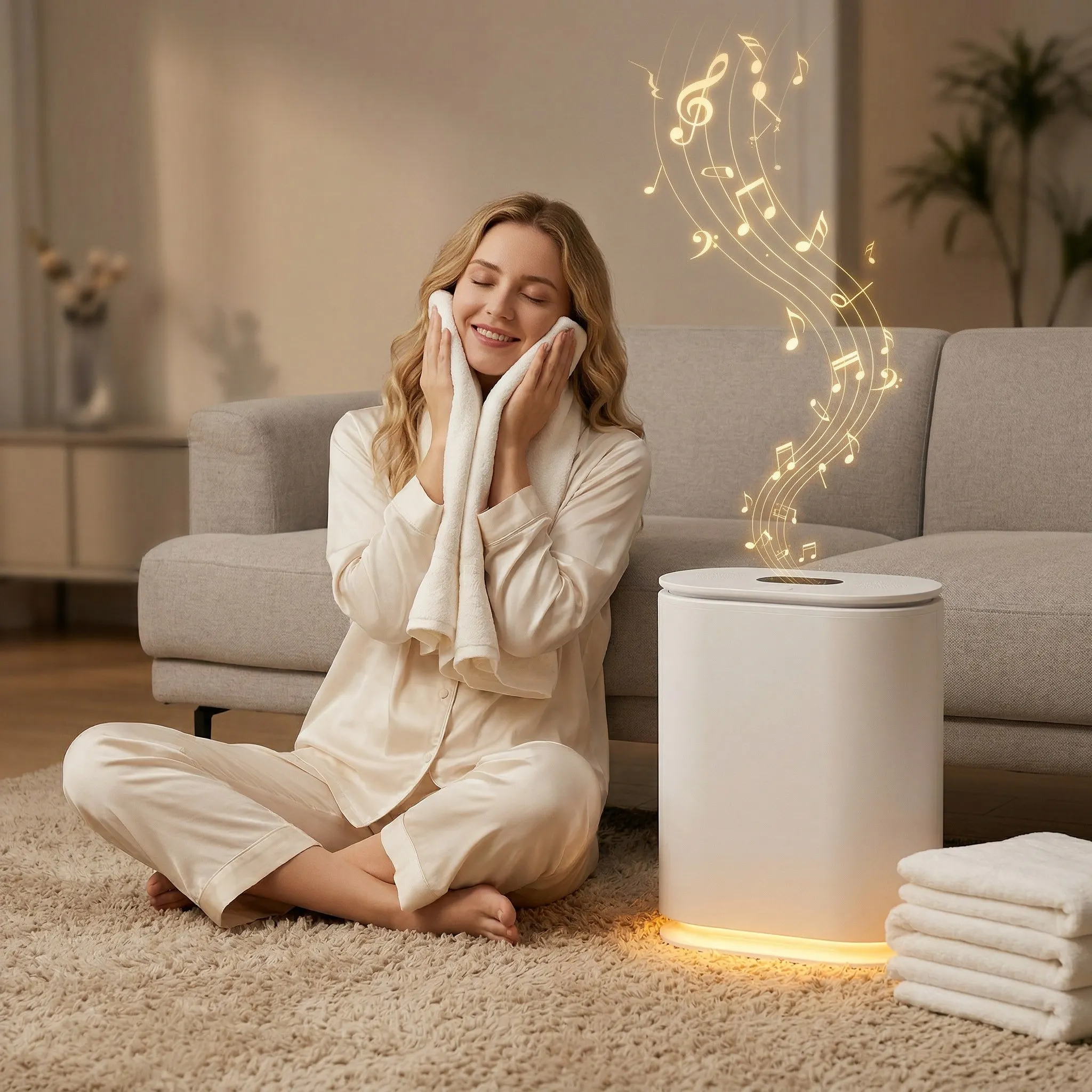 22L Large Capacity Smart Towel Warmer Bucket, 360° Even Heating, Soft Glow & Bluetooth for Home Bathroom SPA Use
22L Large Capacity Smart Towel Warmer Bucket, 360° Even Heating, Soft Glow & Bluetooth for Home Bathroom SPA Use