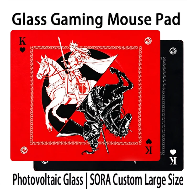 ATK Warhorse Battle Riding Glass Mouse Pad Original YUME Frosted Surface Desktop Mat Tempered FPS Custom Office Gaming Mousepad
ATK Warhorse Battle Riding Glass Mouse Pad Original YUME Frosted Surface Desktop Mat Tempered FPS Custom Office Gaming Mousepad