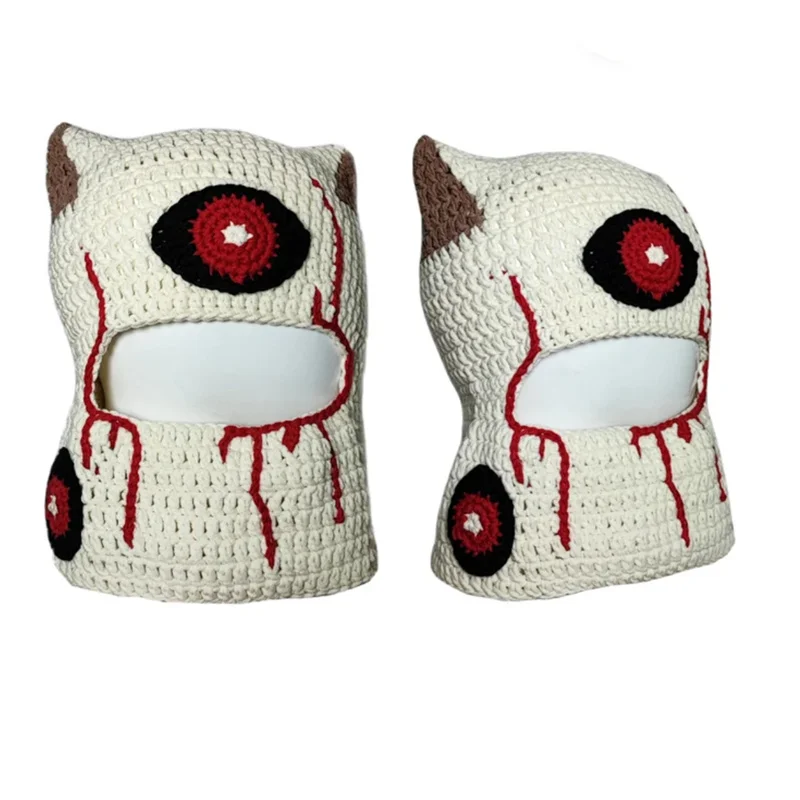 Handmade crocheted Eccentric personality Funny hat For women men Outdoor travel skiing windproof hat Winter warm hat Balaclava
Handmade crocheted Eccentric personality Funny hat For women men Outdoor travel skiing windproof hat Winter warm hat Balaclava
