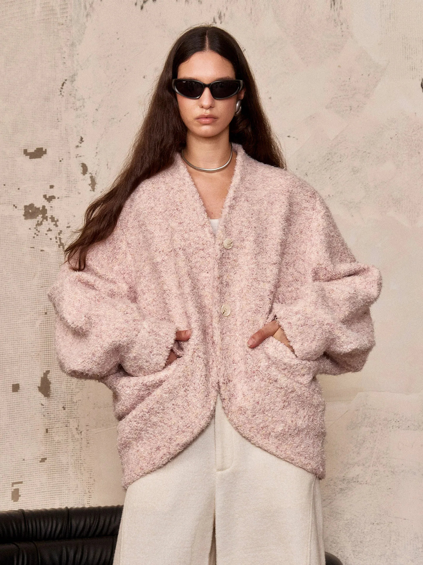 Loen, оригинальный дизайн, винтажный свободный плащ Lazy Sle, новая модель, женское повседневное осенне-зимнее пальто Faion Thiened
Loen, оригинальный дизайн, винтажный свободный плащ Lazy Sle, новая модель, женское повседневное осенне-зимнее пальто Faion Thiened