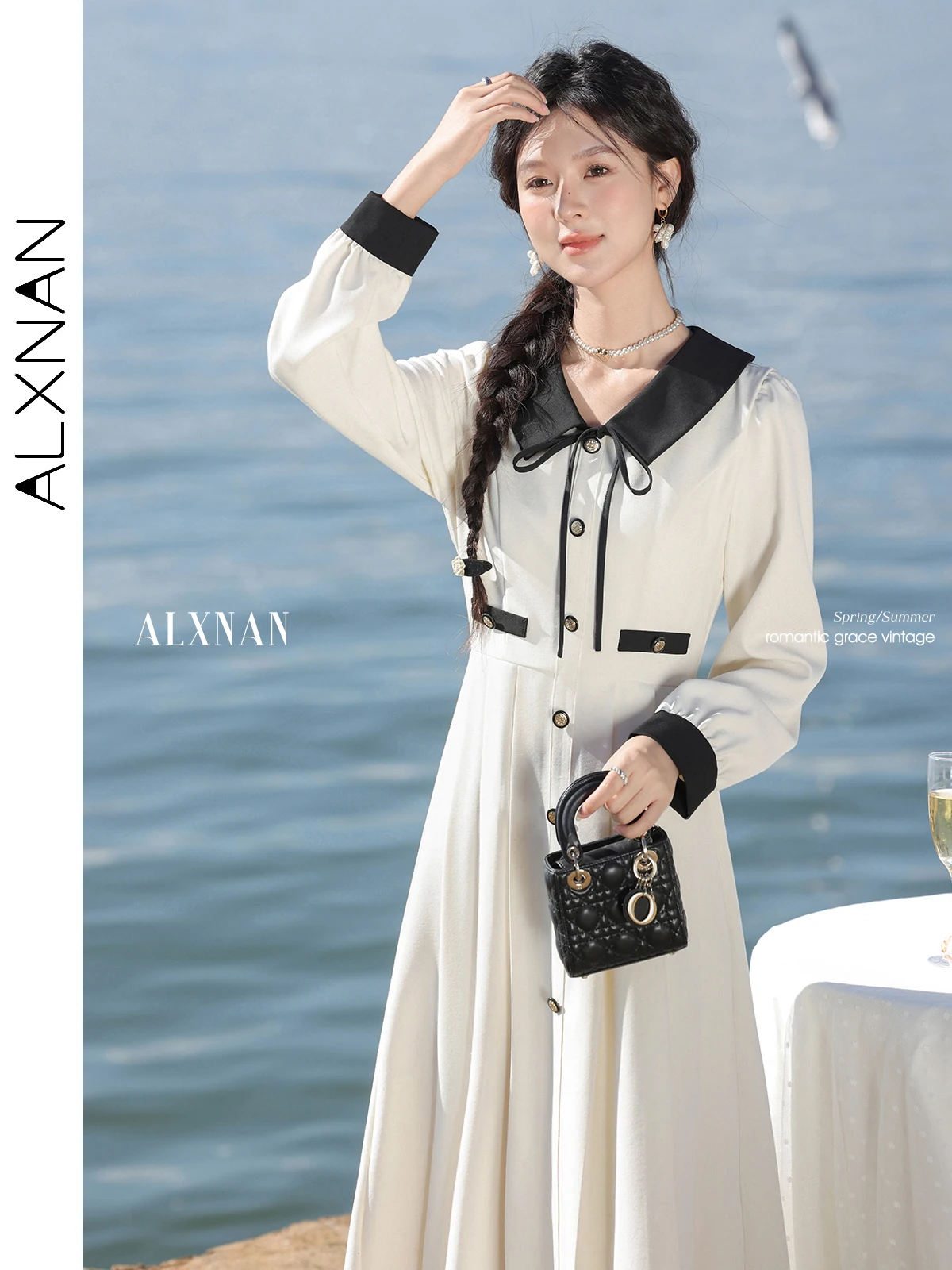 ALXNAN Beige Apricot Long Dresses for Women 2025 Spring New Fashion French-style Age-reducing Turn Down Collar Dresses L52851
ALXNAN Beige Apricot Long Dresses for Women 2025 Spring New Fashion French-style Age-reducing Turn Down Collar Dresses L52851